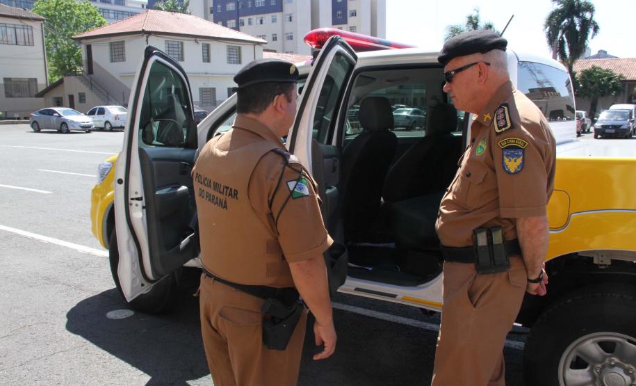 Comunidade doa veículo para a PM em Ubiratã, centro oeste do Paraná