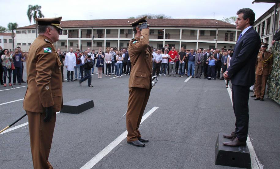 Coronel Kogut assume comando da Polícia Militar do Paraná em cerimônia, na capital