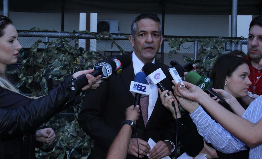 Secretário de Segurança Pública, Cid Vasques.