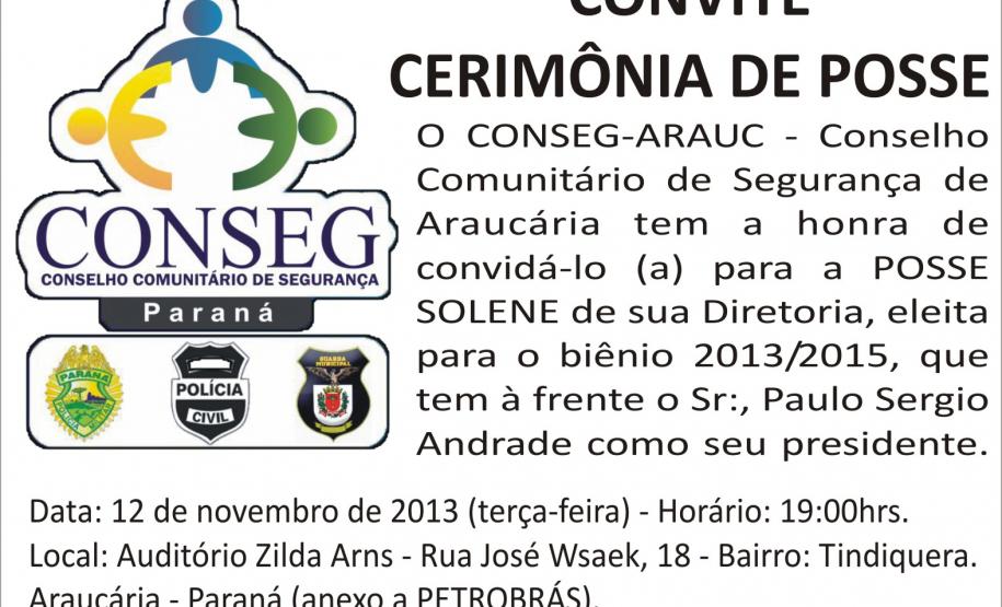 Posse CONSEG Araucária