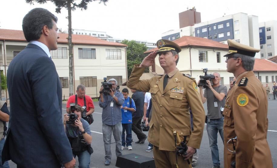 Richa dá posse ao novo comandante-geral da PM