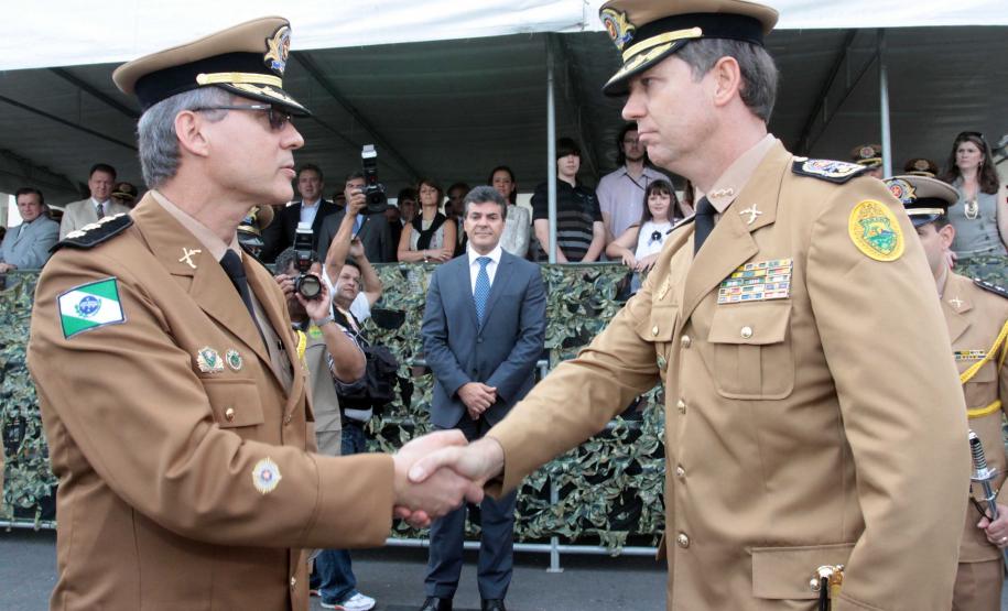 Richa dá posse ao novo comandante-geral da PM