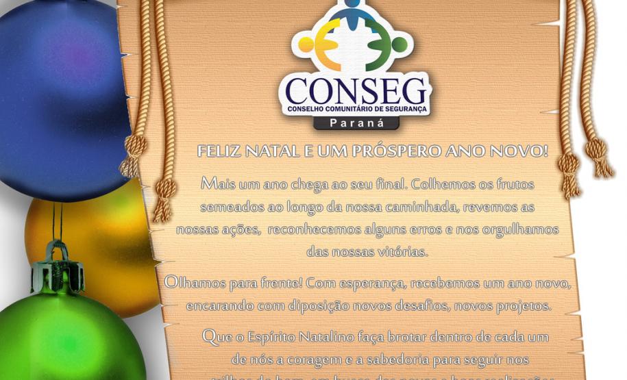 Um Feliz Natal e um Próspero Ano Novo - Coordenação Estadual dos CONSEGs Paraná‏