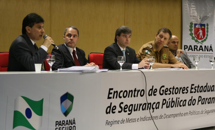 Governo estabelece metas para redução de homicídios no Paraná Governo estabelece metas para redução de homicídios no Paraná