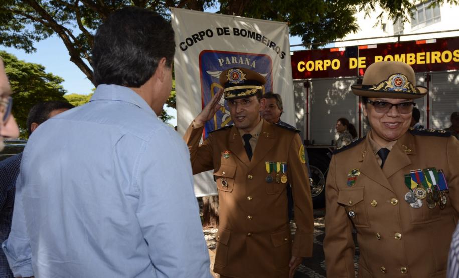 Governador Beto Richa participa da instalação do 25 Batalhão da Polícia Militar. Umuarama, 04/04/2014. Foto:Antonio Costa/ANPr