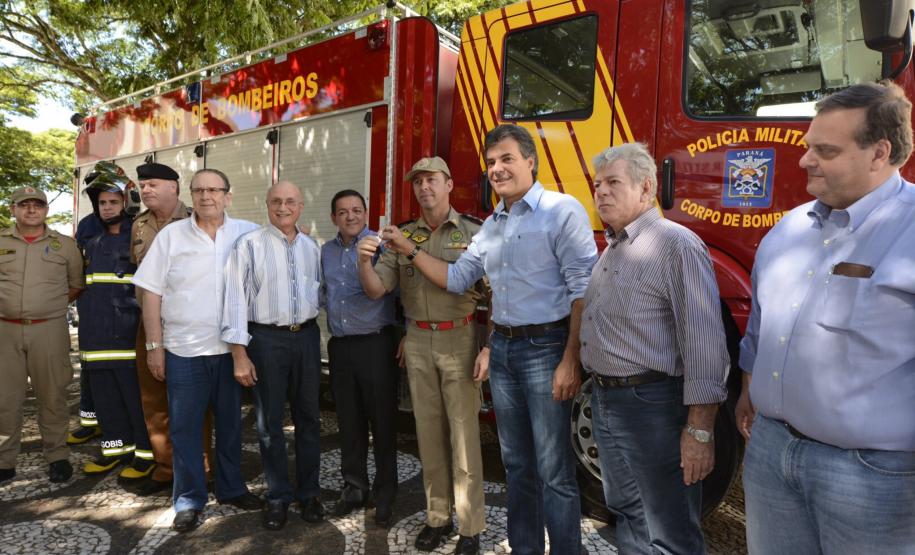 Governador Beto Richa participa da instalação do 25 Batalhão da Polícia Militar. Umuarama, 04/04/2014. Foto:Antonio Costa/ANPr