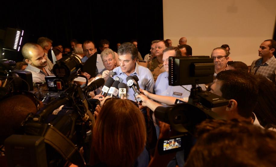 Governador Beto Richa participa da instalação do 25 Batalhão da Polícia Militar. Umuarama, 04/04/2014. Foto:Antonio Costa/ANPr