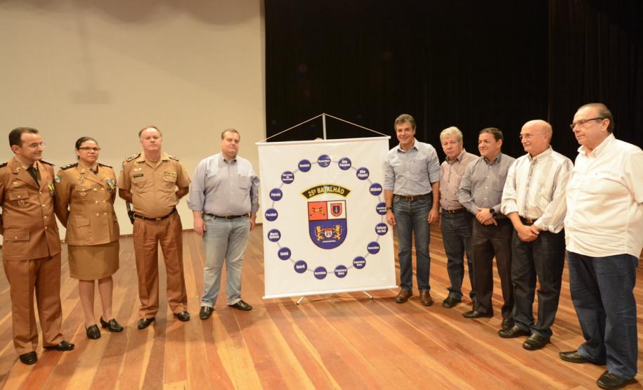 Governador Beto Richa participa da instalação do 25 Batalhão da Polícia Militar. Umuarama, 04/04/2014. Foto:Antonio Costa/ANPr