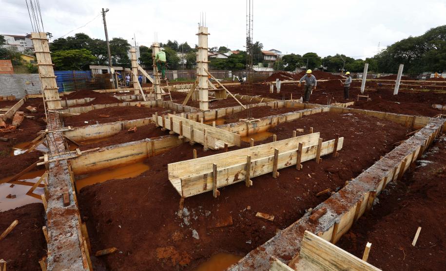Obra da sede do IML de Londrina segue em ritmo acelerado