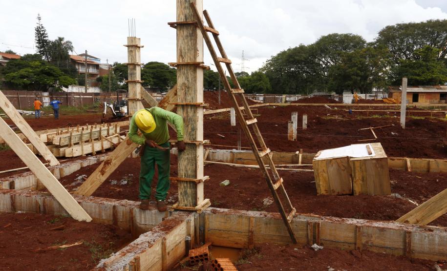 Obra da sede do IML de Londrina segue em ritmo acelerado
