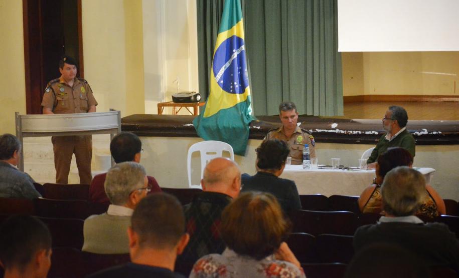 Polícia Militar sempre presente nas atividades do CONSEG Juvevê.