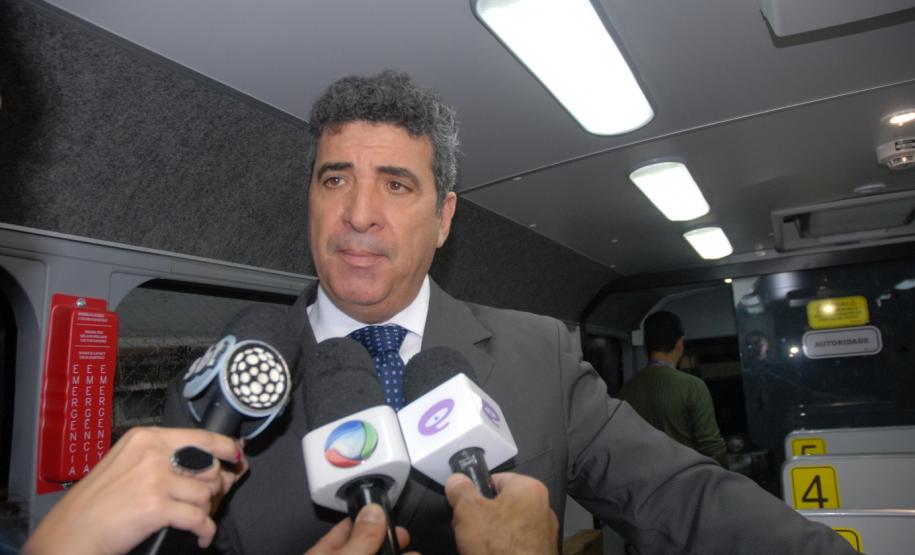 Polícia Civil apresenta ônibus que será utilizado na estrutura de segurança pública para a Copa do Mundo