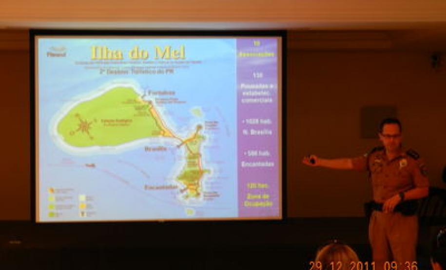 Palestra sobre estratégias Preventivas para Ilha do Mel 2012