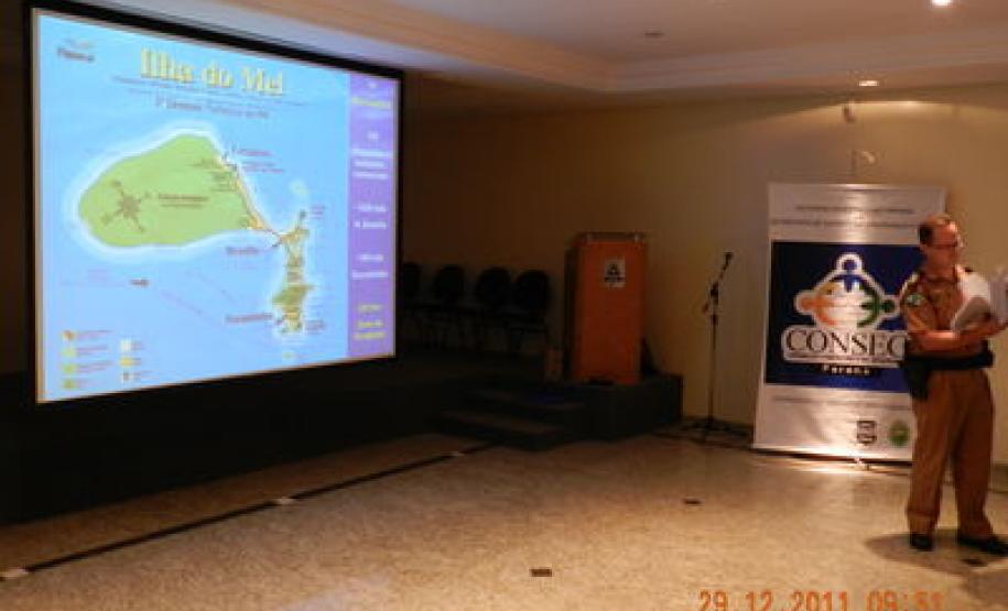 Palestra sobre estratégias Preventivas para Ilha do Mel 2012