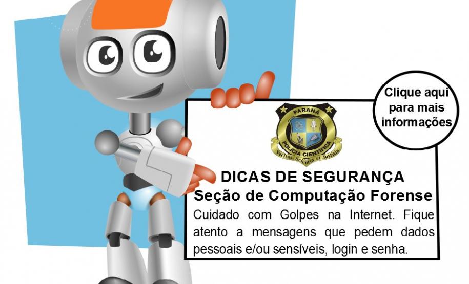 Polícia Científica auxilia na elaboração de cartilha de segurança para internet Polícia Científica auxilia na elaboração de cartilha de segurança para internet