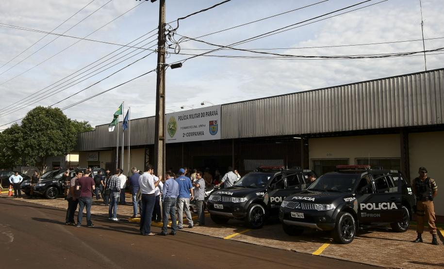 Governo do Paraná inaugura mais uma Companhia do Batalhão de Polícia da Fronteira Governador Beto Richa inaugura a 2ª Companhia do Batalhão de Polícia de Fronteira (BPFron), em Guaíra, no Oeste do Paraná. Guaírar, 24.06.2014 - Foto Jonas Oliveira/ANPr
