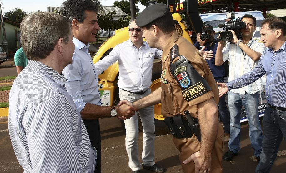Governo do Paraná inaugura mais uma Companhia do Batalhão de Polícia da Fronteira Governador Beto Richa inaugura a 2ª Companhia do Batalhão de Polícia de Fronteira (BPFron), em Guaíra, no Oeste do Paraná. Guaírar, 24.06.2014 - Foto Jonas Oliveira/ANPr