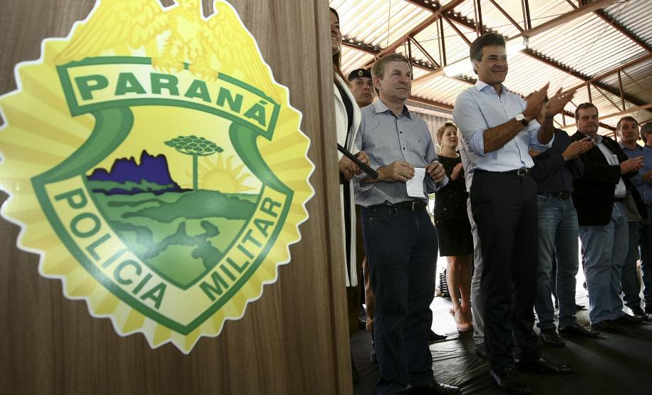 Governo do Paraná inaugura mais uma Companhia do Batalhão de Polícia da Fronteira Governador Beto Richa inaugura a 2ª Companhia do Batalhão de Polícia de Fronteira (BPFron), em Guaíra, no Oeste do Paraná. Guaírar, 24.06.2014 - Foto Jonas Oliveira/ANPr