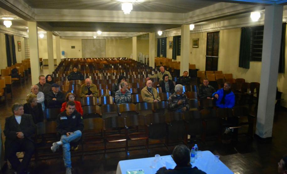 Panorâmica do teatro do Asilo São Vicente, palco das tradicionais reuniões do CONSEG Juvevê