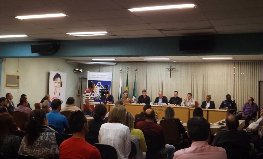 Posse da nova diretoria do Conselho de Segurança de Colombo Posse da nova diretoria do Conselho de Segurança de Colombo