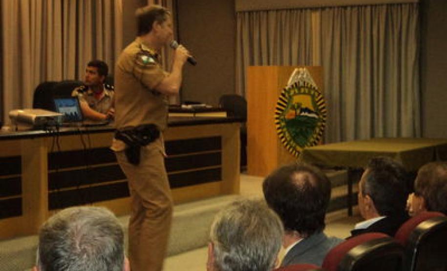 Comando da PMPR se reúne com CONSEGs‏ do Paraná