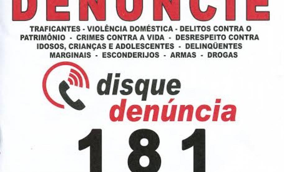 CONSEG de Pontal do Paraná incentiva o uso do 181 CONSEG de Pontal do Paraná incentiva o uso do 181