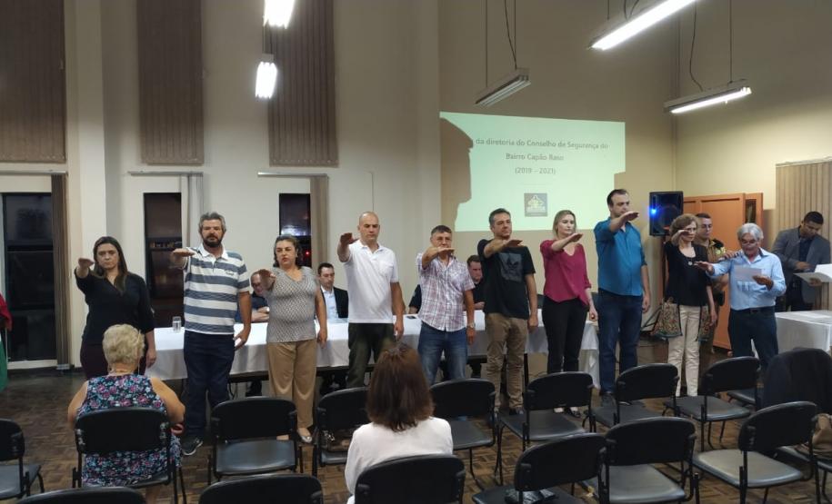 Cerimônia de posse do CONSEG Capão Raso Cerimônia de posse do CONSEG Capão Raso