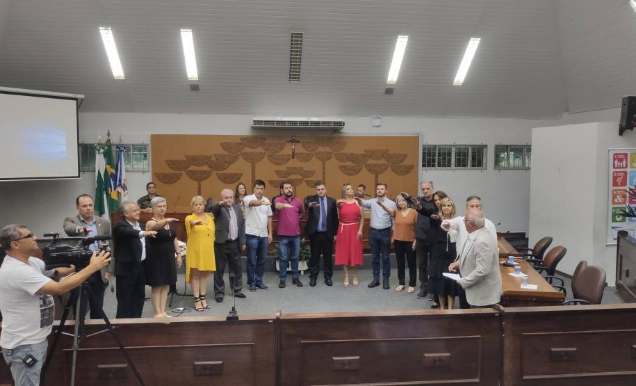 solenidade de posse conseg araucaria