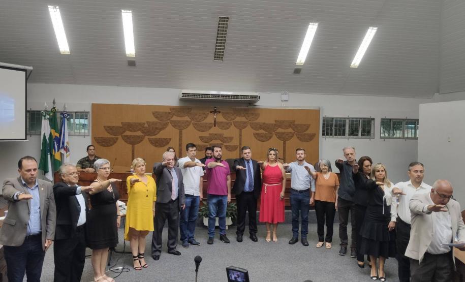 solenidade de posse conseg araucaria