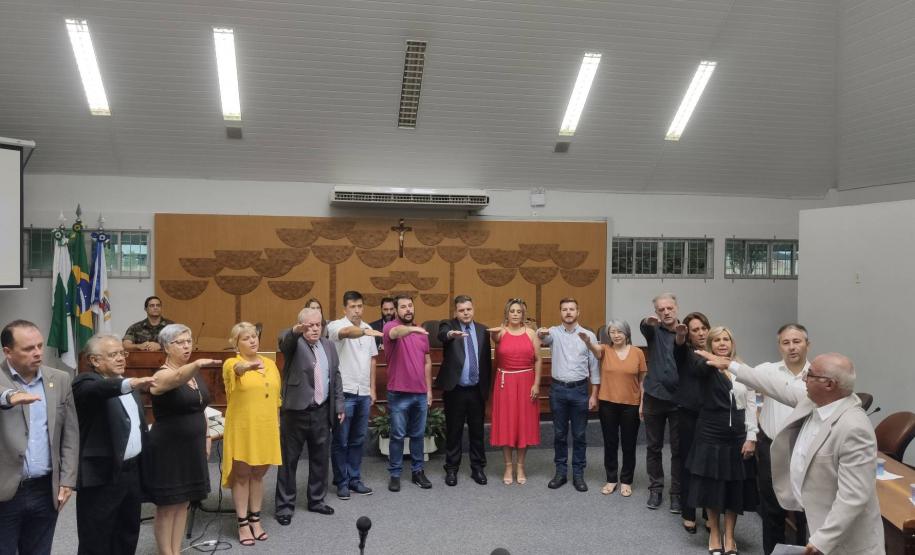 solenidade de posse conseg araucaria