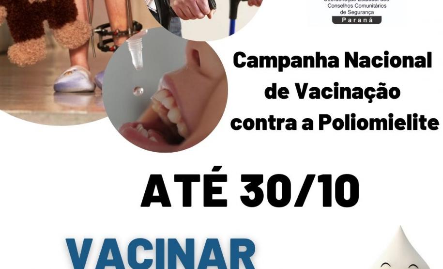 POLIOMIELITE: VACINAÇÃO É PROTEÇÃO POLIOMIELITE